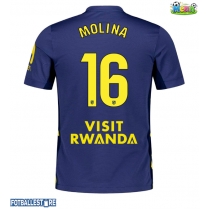 Atletico Madrid Nahuel Molina #16 Bortedrakt 2025-26 Kortermet